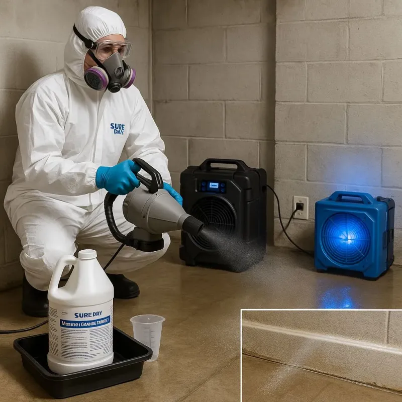 Sanitization and Odor Removal process in Lake Waccamaw, NC