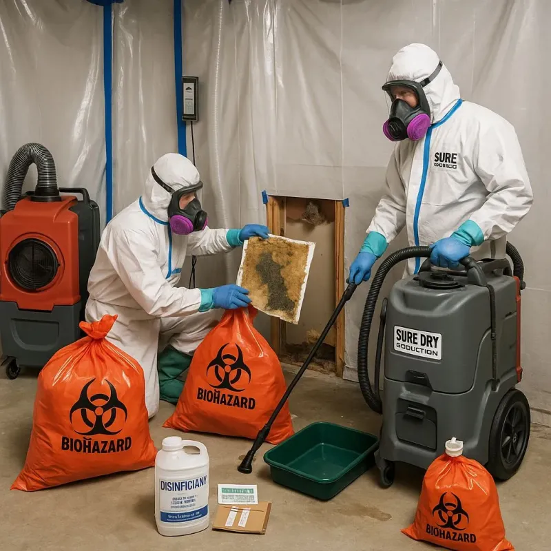 Contaminated Water Handling Protocols process in Lake Waccamaw, NC